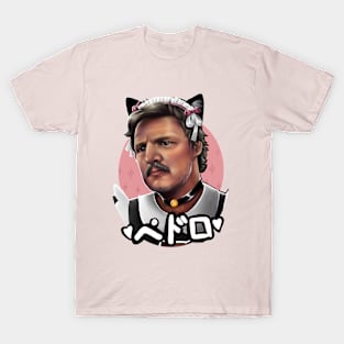 Cat Girl Pedro Pascal T-Shirt
